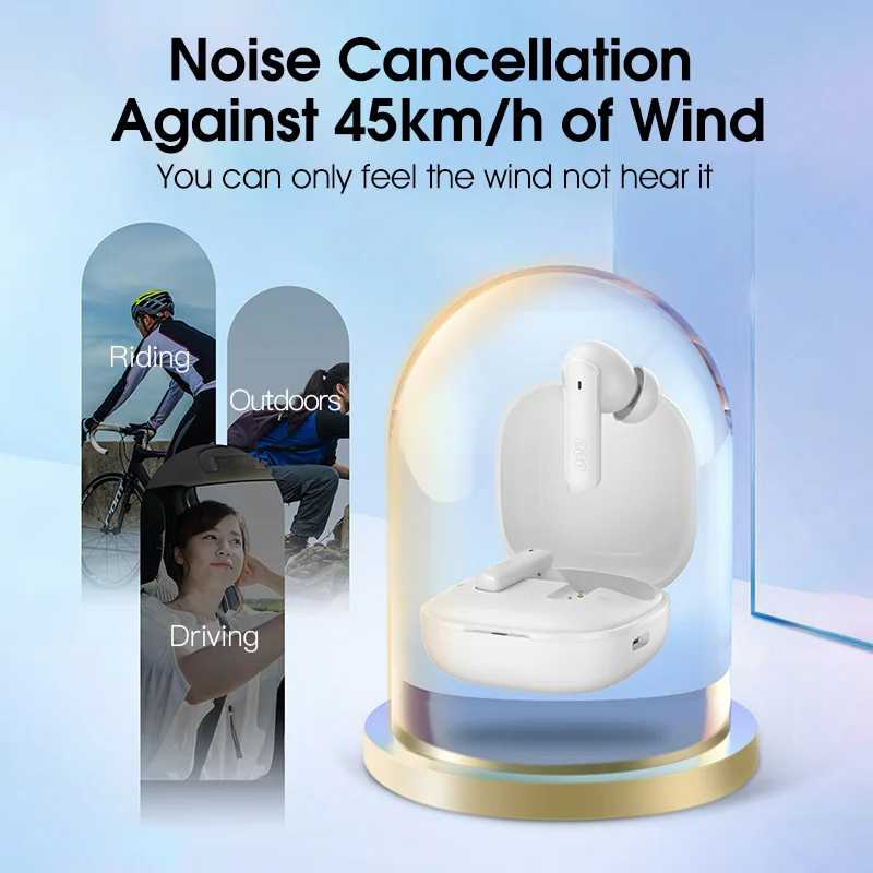 Фотография №4 товара QCY HT05 ANC Беспроводные наушники 40 дБ с шумоподавлением Bluetooth