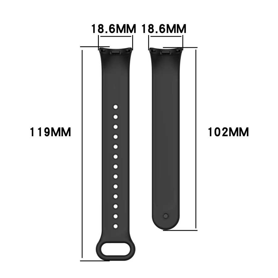Фотография №5 товара Мягкий силиконовый чехол для Xiaomi Mi Band 10 9 8,