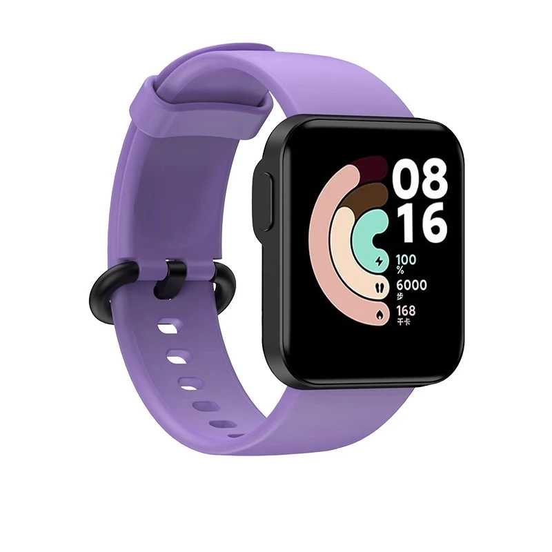 Фотография №4 товара Ремешок силиконовый для Xiaomi Mi Watch Lite Band, сменный спортивный