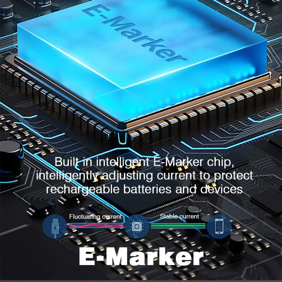 Фотография №5 товара USB3.1 Короткий кабель 10 Гбит/с 13 см PD 100 Вт