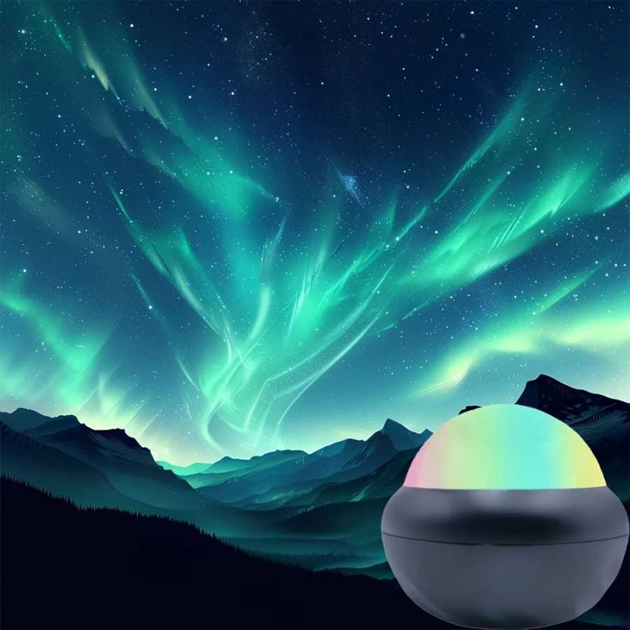 Фотография №3 товара 1 шт., ночник со звездным проектором — лампа Galaxy с