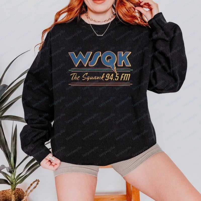 Фотография №2 товара WSQK The Squawk 94,5 FM-радио Толстовка Wsqk Унисекс Толстовки Винтаж
