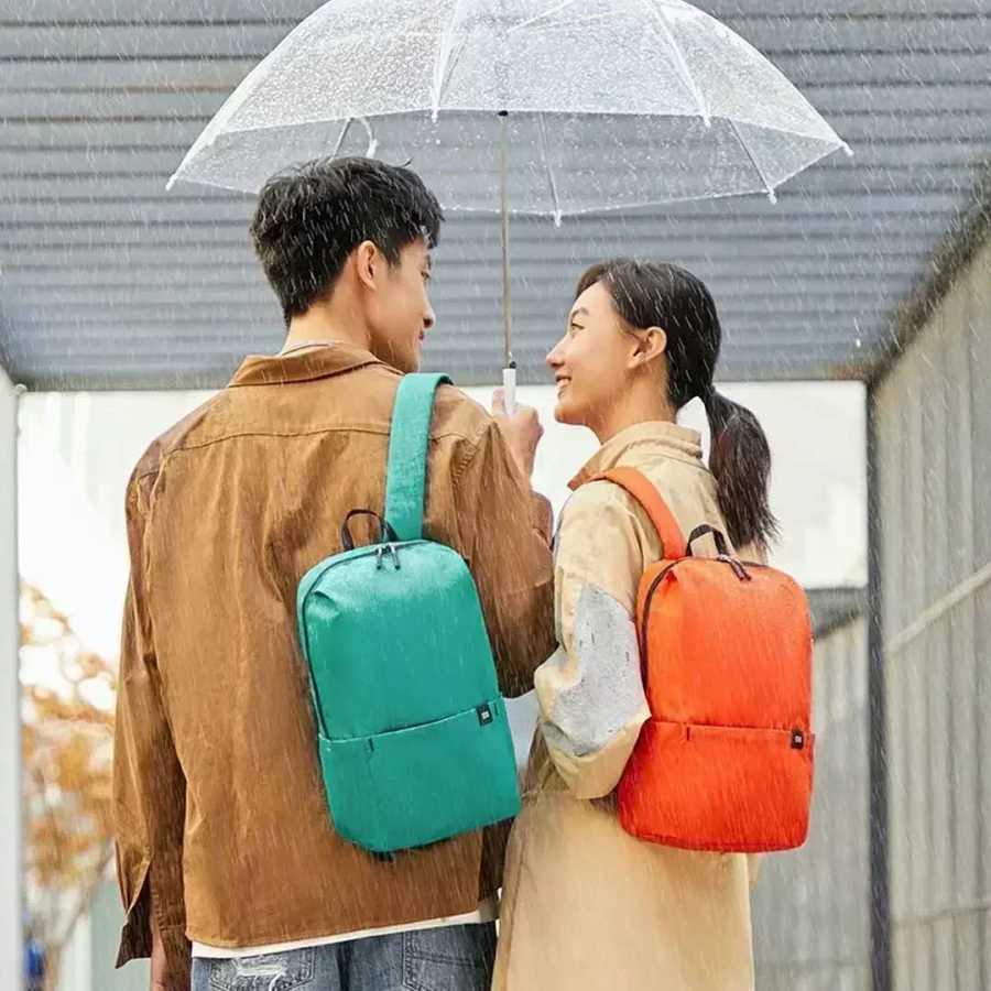 Фотография №5 товара Оригинальный красочный маленький рюкзак XIAOMI, сумка для ноутбука, мужская и