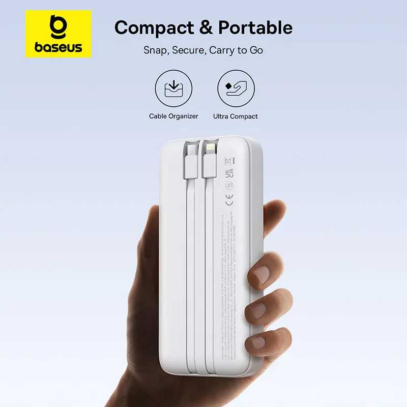 Фотография №1 товара Baseus Power Bank 20000 мАч PD 22,5 Вт Быстрая зарядка