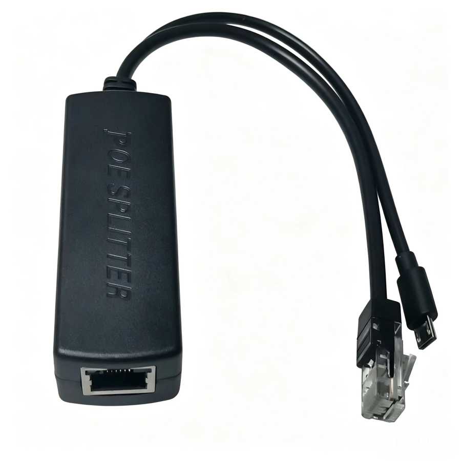 POE-сплиттер 10/100 Мбит/с, Micro USB, 48В в 5В, стандартный выход 5В 2А, изолированный, для портов коммутаторов, IP-камер видеонаблюдения Доступ к автоматизации здания