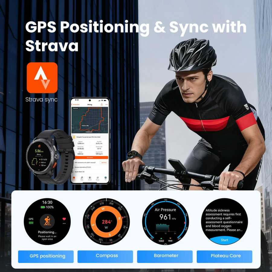 Фотография №3 товара Умные часы HAYLOU Solar Ultra GPS с AMOLED-дисплеем 1,6 дюйма,
