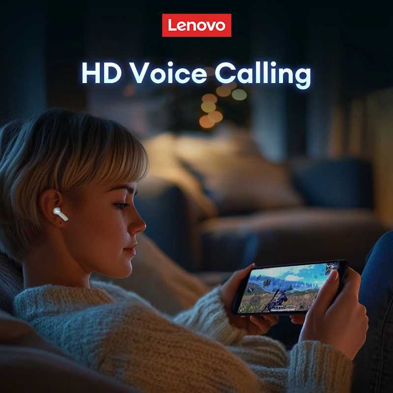 Фотография №5 товара Новые беспроводные наушники Lenovo XT53 с Bluetooth 5.4, LED-дисплеем, водонепроницаемостью,
