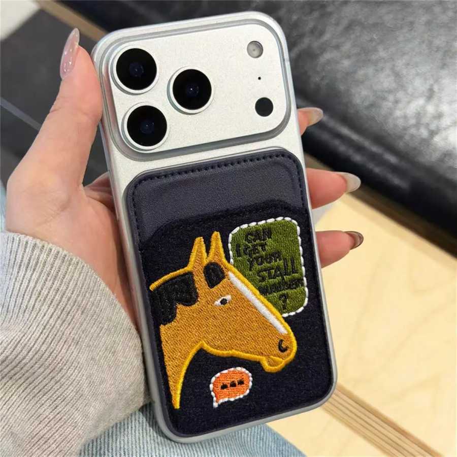 Фотография №2 товара Nich Multicolor Mage Safe Кожаный держатель для карт Магнитная сумка