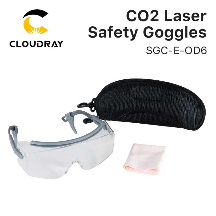 Cloudray OD6 + 10,6 мкм Co2 лазерные защитные очки 10600 нм защитные очки для машины Co2 Деревообрабатывающее оборудование и аксессуары