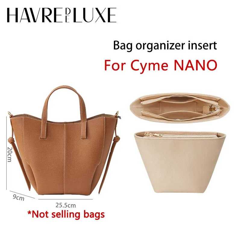 Органайзер-вкладыш для сумки Cyme Nano: прочный, модный, водонепроницаемый, для хранения, внутренняя модификация, аксессуары для сумок Сумка-органайзер