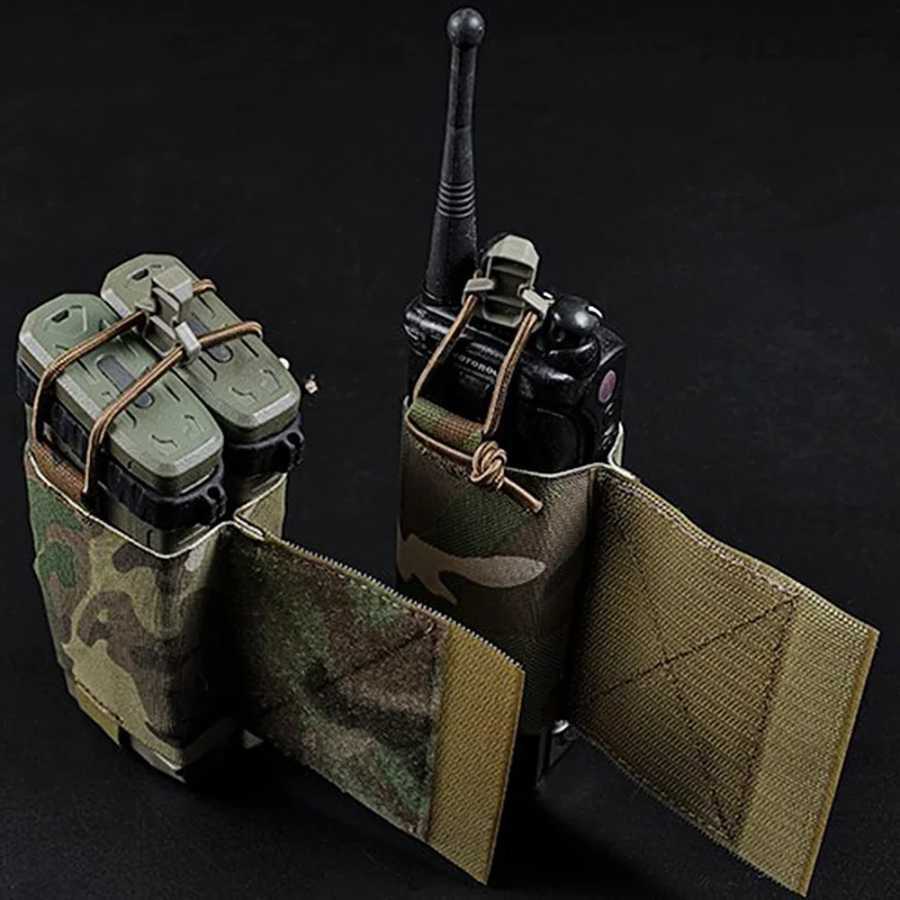 Тактический подсумок Wingman для магазинов AR M4 5.56, эластичный держатель для рации MBITR, простой эластичный подсумок для рации, боковой подсумок FCPC Охота
