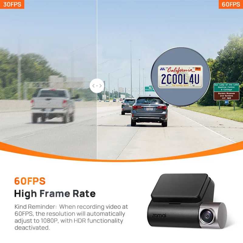 Фотография №1 товара Видеорегистратор 70mai A510 1944P HDR GPS ADAS 4G Connectivity 70mai