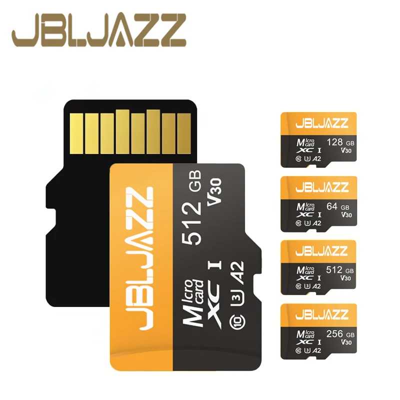 Высокоскоростная карта памяти 64GB 256GB C10 U3 V30 для дронов, камер, устройств видеонаблюдения, 128GB A2 Mini TF Card Хранение данных