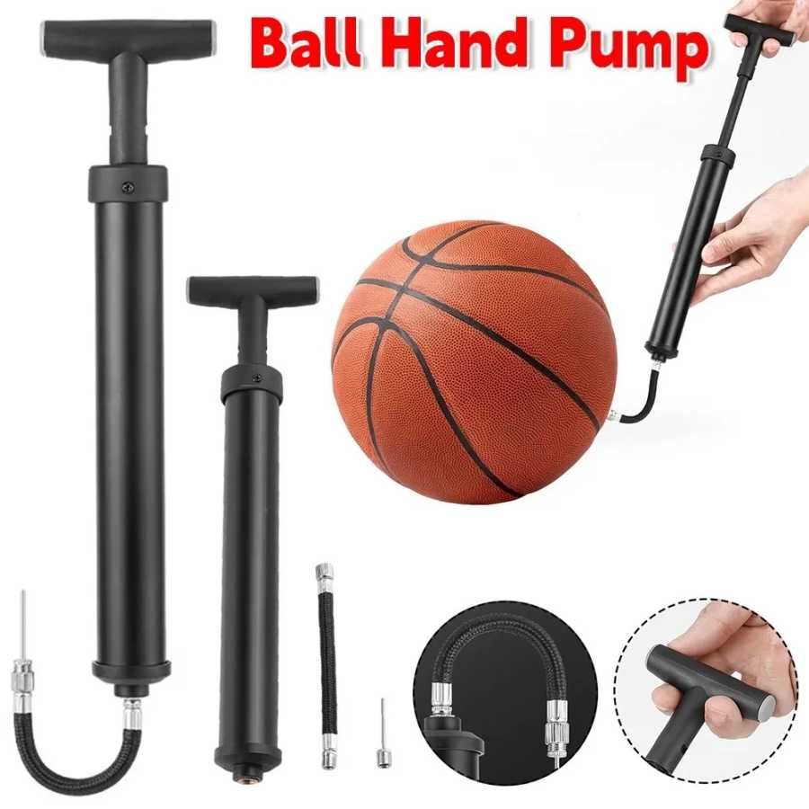 Велосипедный насос, мяч, ручной воздушный насос, портативный футбольный насос, компактный баскетбольный футбольный насос, многофункциональный велосипедный воздушный насос Баскетбол（Новый）