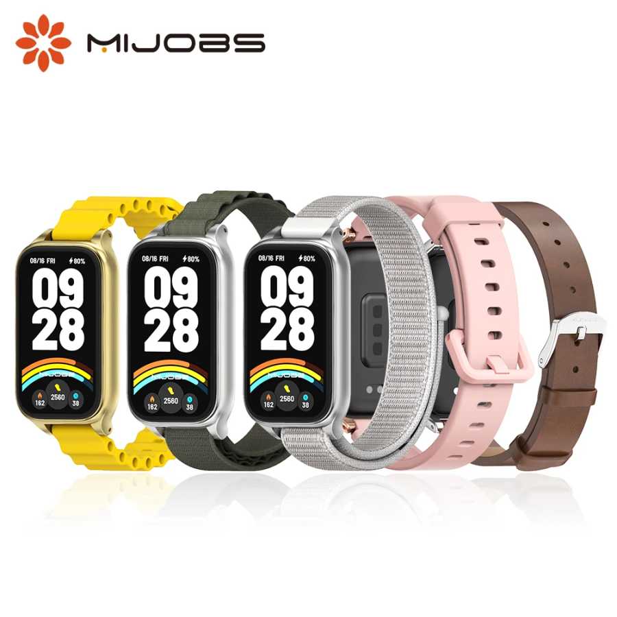 Ремешок для xiaomi Mi band 9 Active Bracelet Global Version Силиконовый водонепроницаемый браслет Mi Smart Band 9 Active Strap Умная электроника