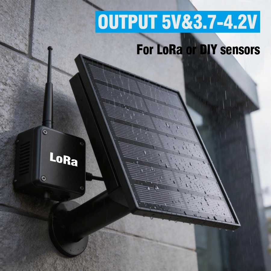 Фотография №5 товара Солнечная панель 4W с выходом 5V 12V 2A для зарядки