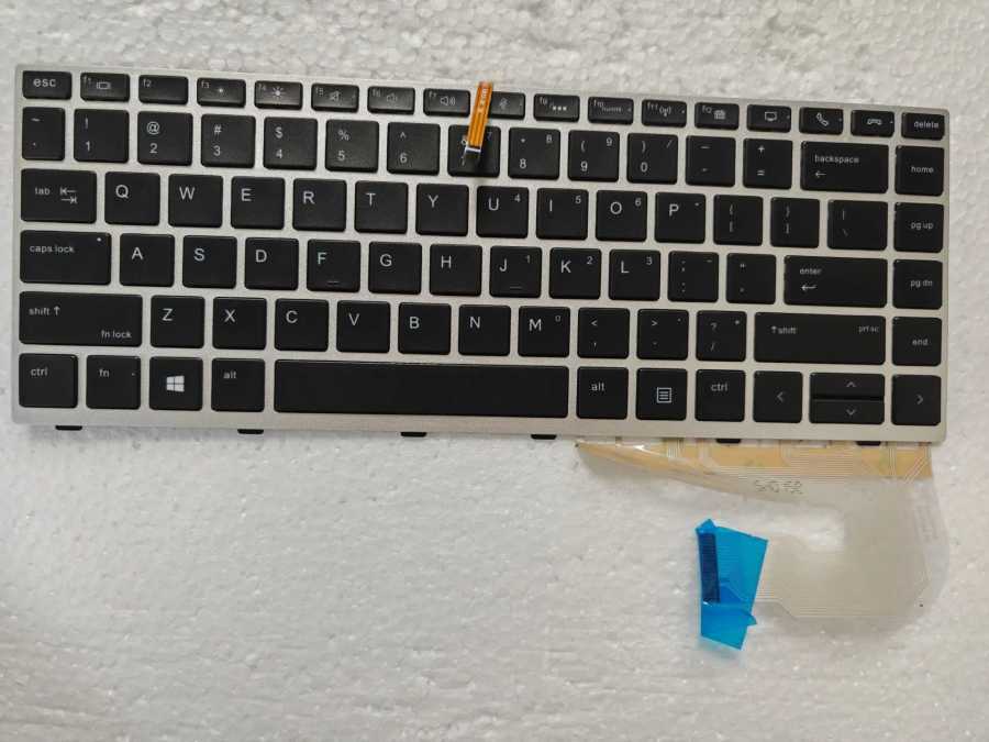 Клавиатура с подсветкой США для HP Elitebook 840 G5 G6 745 G5 G6 846 848 G5 Zbook 14U G5 G6, английская клавиатура для ноутбука, не заостренная Аксессуары для ноутбуков