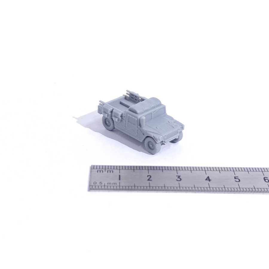 Масштаб 1/144, неокрашенные миниатюрные модели HMWWV Cargo из смолы, наборы для сборки. Хобби и коллекционирование