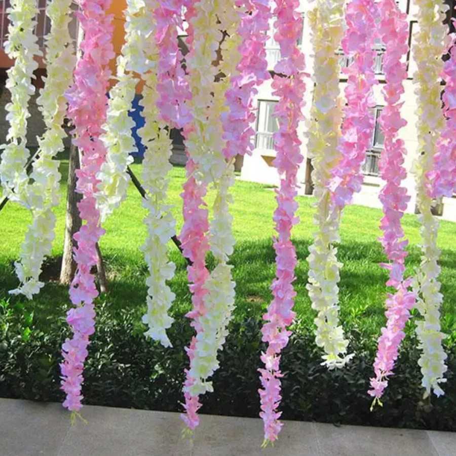 Фотография №4 товара Wedding prop white leaf happy pavilion wedding rising round happy