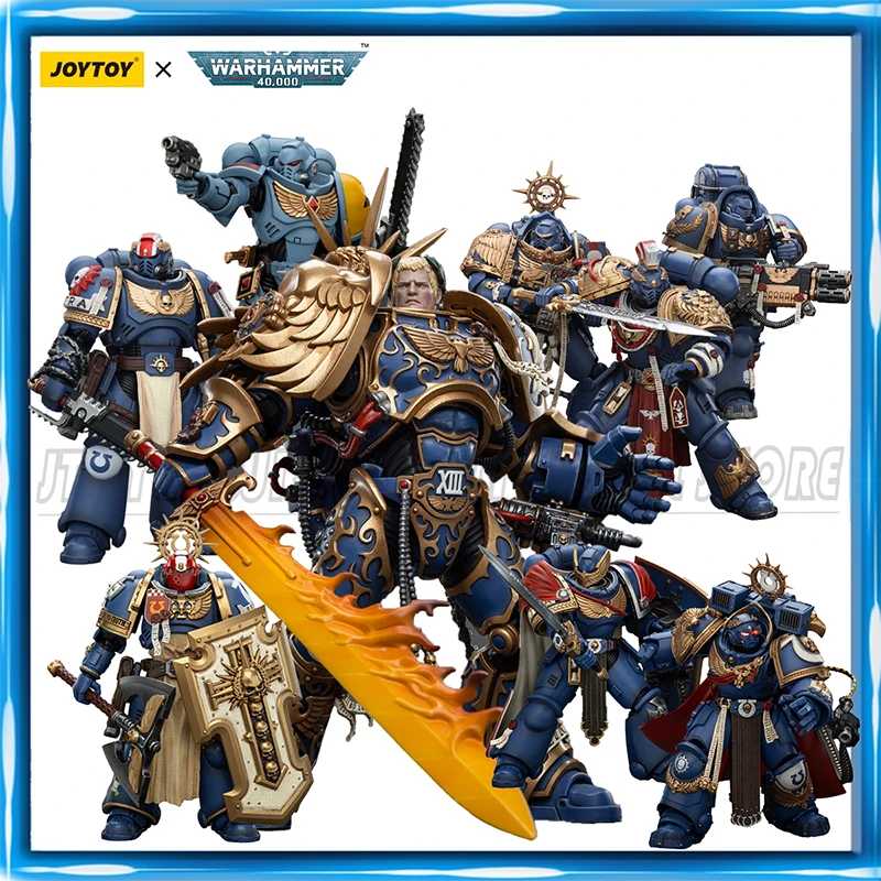 В НАЛИЧИИ JOYTOY Warhammer 40K 1/18 Фигурки Ультрамарин Titus Victrix Guard Guilliman Аниме Модель Игрушки Подарок Игровые фигурки и трансформеры