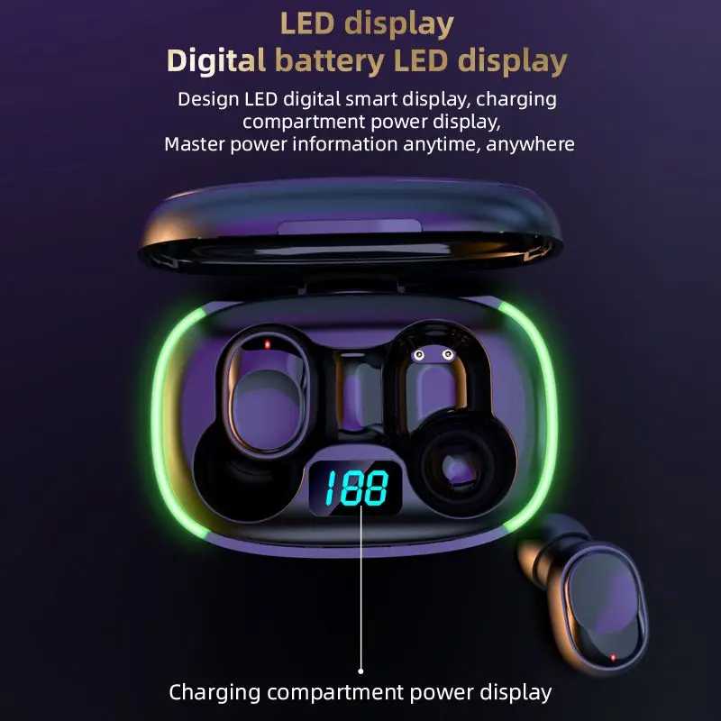 Фотография №3 товара Y70 Airbuds Bluetooth TWS Беспроводная зарядка Наушники-вкладыши Лидер продаж Удобная