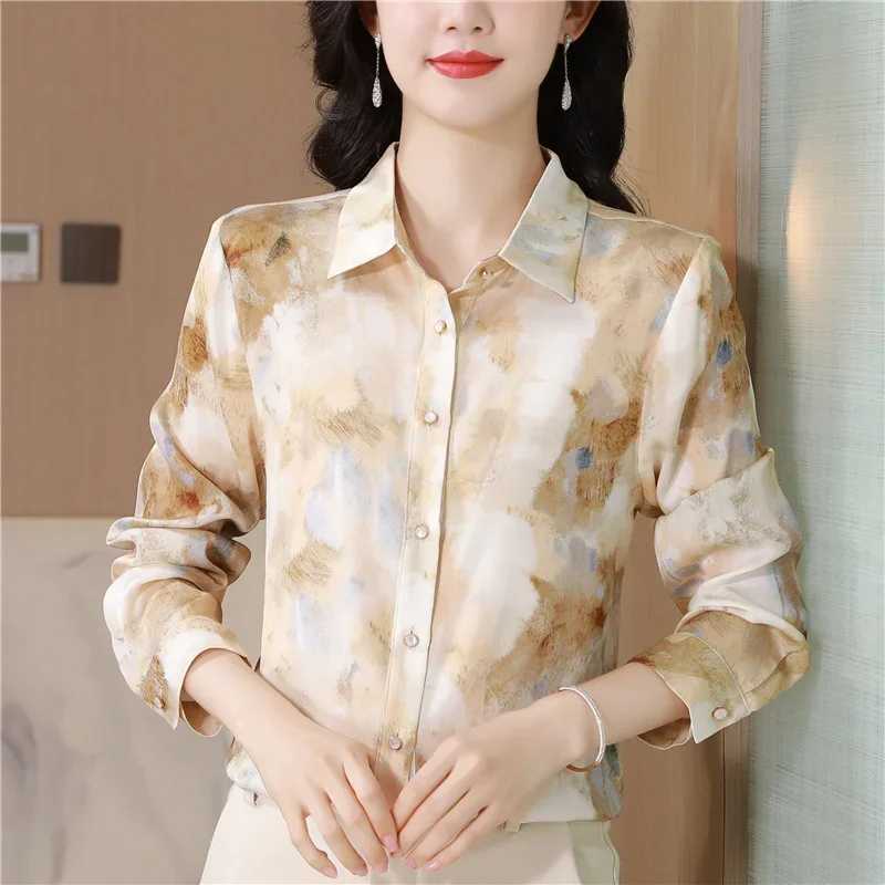 Фотография №4 товара Новые элегантные женские блузки, женские рубашки Blusas Mujer, рубашки с