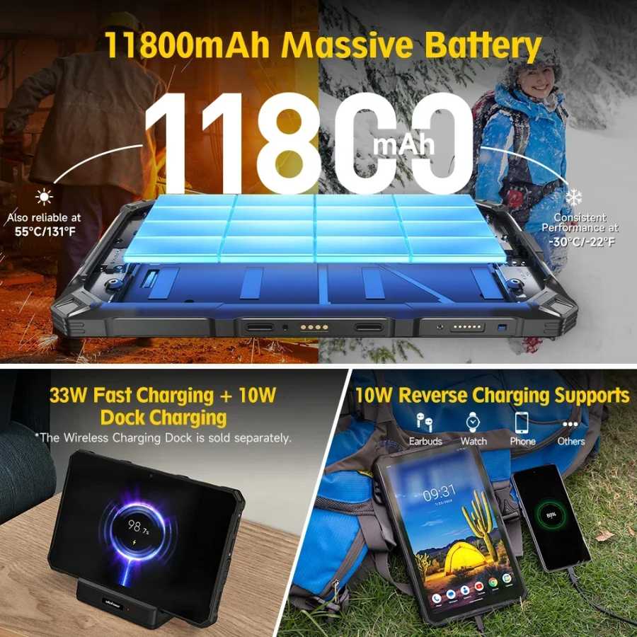 Фотография №2 товара Ulefone Armor Pad 4 Ultra 5G Прочный планшет Android IP68/IP69K