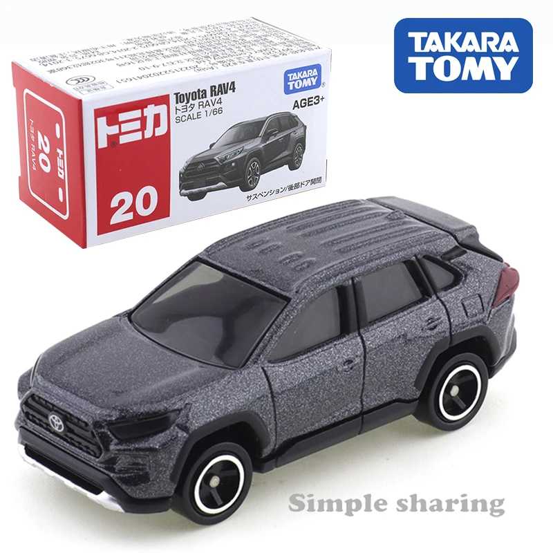 Модель автомобиля Takara Tomy Tomica No.20 RAV4, No.120 SF90, No.145 Initial D AE86 Trueno, имитация из сплава, подарок для мужчин Играйте в транспортные средства и модели