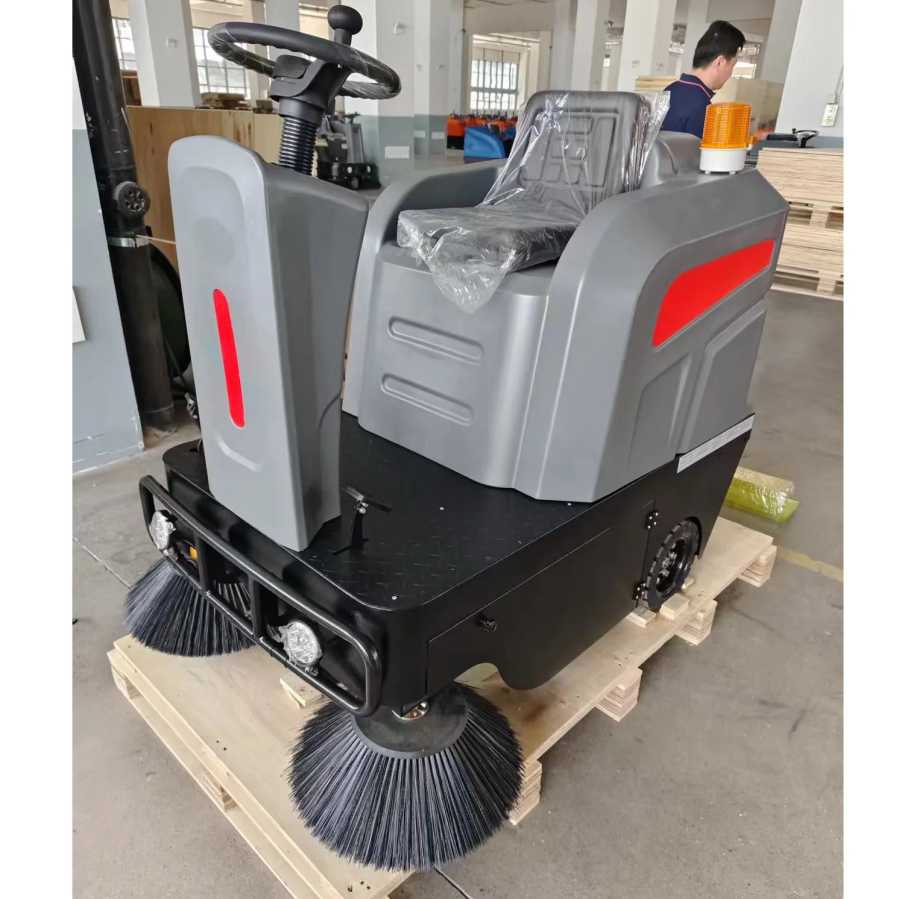 SJ1250 Самая продаваемая аккумуляторная подметальная машина для уборки полов и дорог в продаже Техника для бизнеса