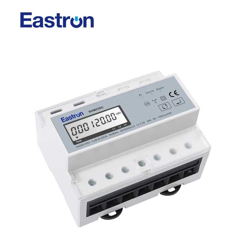 Фотография №4 товара Eastron SDM530C MID-сертифицированный трехфазный RS485 Modbus Многофункциональный интеллектуальный пост-платный счетчик