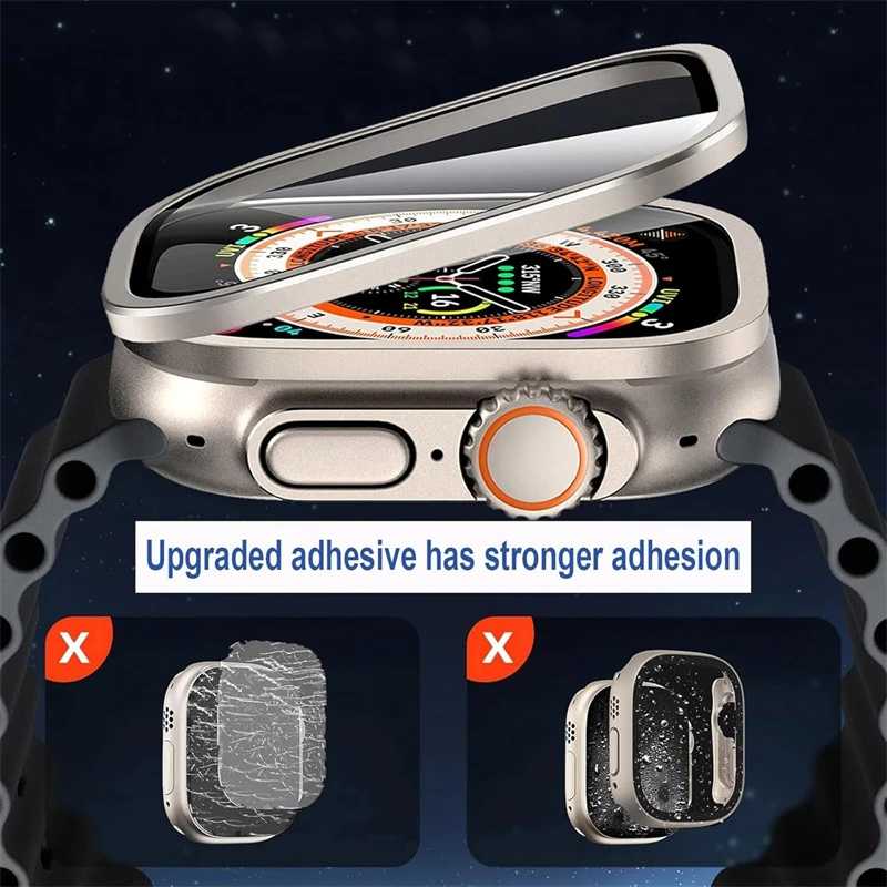 Фотография №4 товара Чехол из алюминиевого сплава + закаленное стекло для Apple Watch