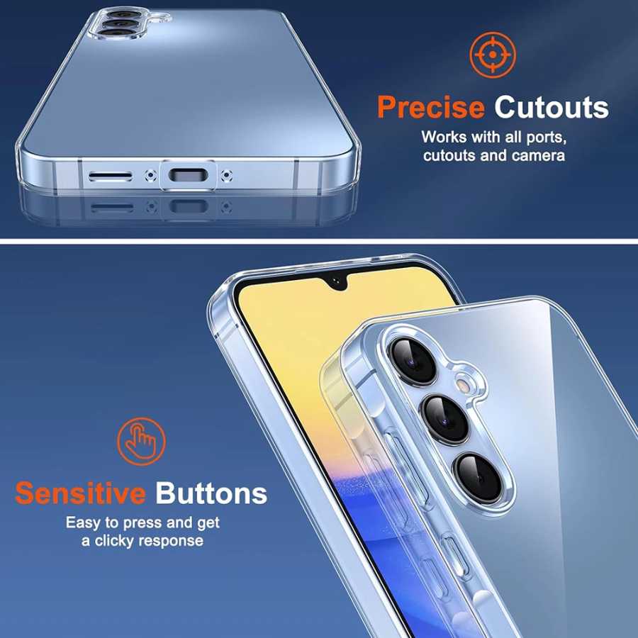 Фотография №3 товара Ультратонкий силиконовый мягкий чехол для Samsung Galaxy S25 S24 S23