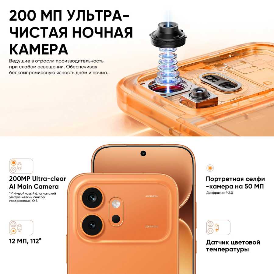 Фотография №4 товара Новый смартфон HONOR 600 (русская версия) 5G, процессор Snapdragon 7