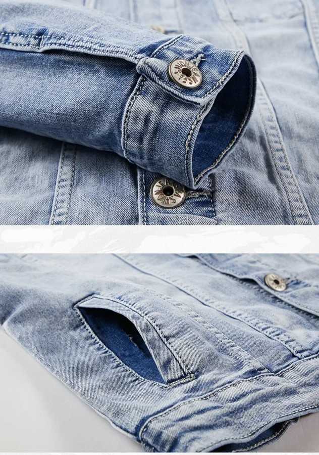 Фотография №3 товара Мужской джинсовый деловой наряд GL Slim-Fit, состоящий из двух частей