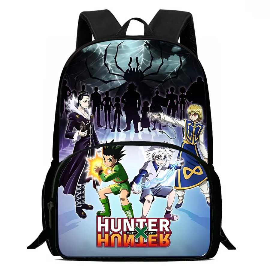 Фотография №5 товара Детские рюкзаки Hunters×Hunters для мальчиков и девочек, студенческий подарок на