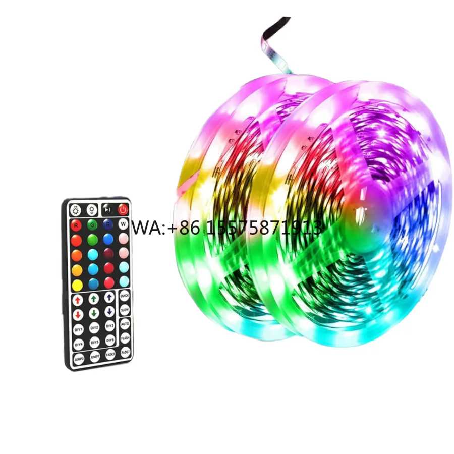 Tcwin RGB 5050, красочная адресная светодиодная лента с дистанционным управлением и приложением, IP65, IP68, для украшения бассейна, наружного освещения Коммерческое оборудование