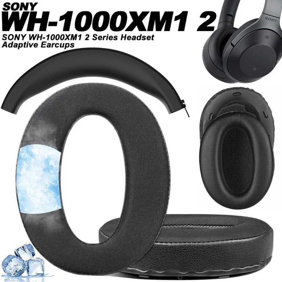Сменные амбушюры из протеиновой кожи с эффектом памяти для SONY WH-1000XM1/2, мягкие, профессиональные, для полноразмерных наушников Портативное аудио и видео