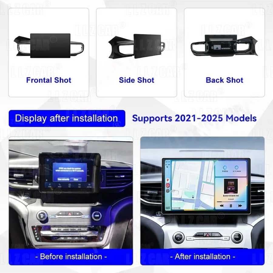 Фотография №3 товара Автомагнитола Android 14 с 13-дюймовым экраном для Ford Explorer 2021-2025: