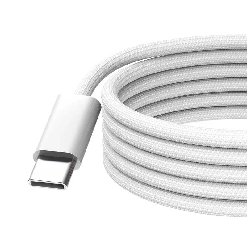 Фотография №1 товара Кабель USB-C на USB-C 240 Вт для быстрой зарядки, плетеный,