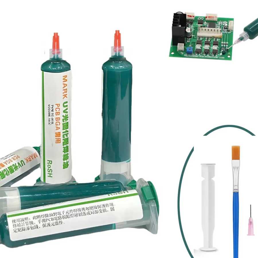 1 шт., 10 мл, зеленая УФ-паяльная маска, BGA PCB, краска, предотвращающая коррозионную дугу, паяльная паста, флюс, печатная плата, УФ-светочувствительные чернила Сварочное оборудование и расходные материалы