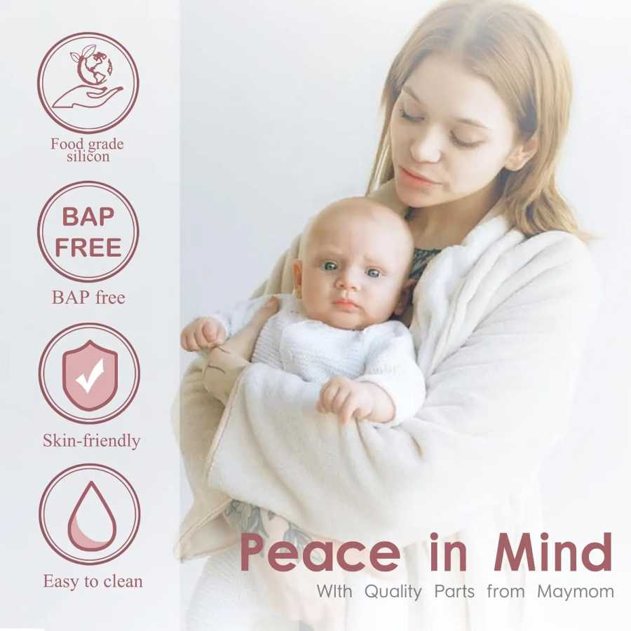 Фотография №1 товара Фланцевые вставки, совместимые с молокоотсосом Momcozy M5/M6/M9/V1 Pro/V2, фланцевая вставка