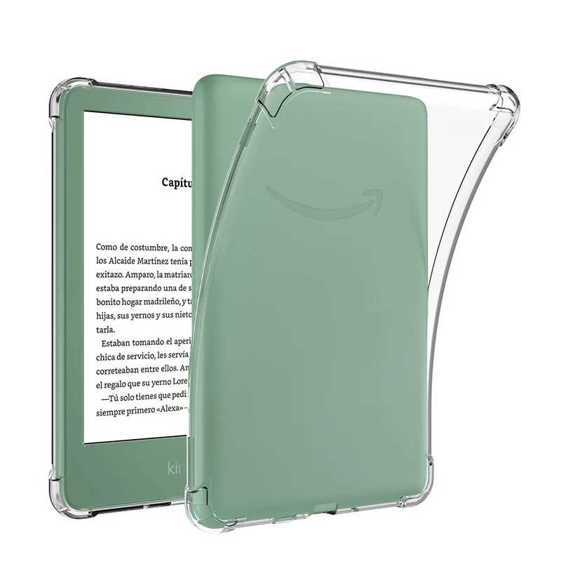 Защитный чехол из ТПУ для Kindle 6 дюймов 2024, прозрачный чехол для Kindle 6 дюймов 2022, мягкая обложка для Kindle K11/K12/C2V2L3 Аксессуары и запчасти для планшетов