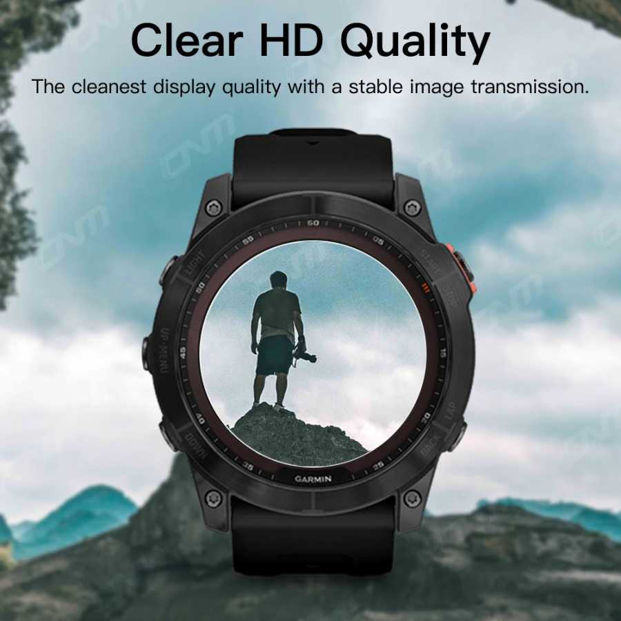 Фотография №4 товара Закаленное стекло 9H для Garmin Fenix 8 7X 6X Pro