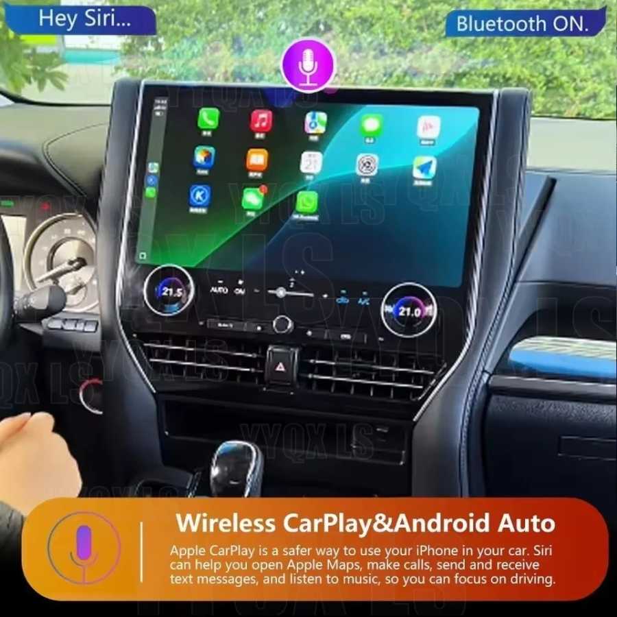 Для Toyota Alphard 30, 35, 40 серий 2015-2021: Автомагнитола Android с Carplay, GPS-навигацией, стереоплеером и мультимедийным рекордером Автоэлектроника