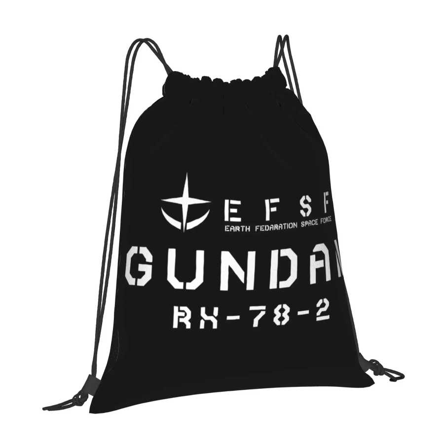Фотография №1 товара 1 шт. сумка-рюкзак с принтом GUNDAM, на завязках, для мужчин