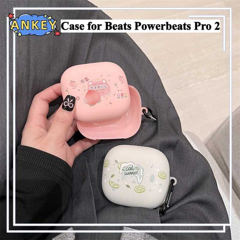 Совместим с чехлом Beats Powerbeats Pro 2, защитными чехлами с милыми мультяшными рисунками, чехлом для беспроводных наушников TWS. Портативное аудио и видео