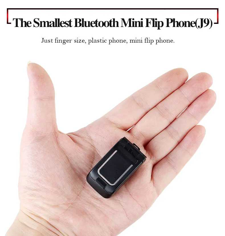 Фотография №4 товара Складной мобильный телефон Palm Finger для детей 2G GMS Ultra