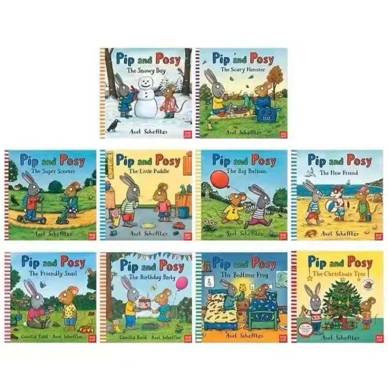 10 книг Pip and Posy Click на английской версии для обеспечения бесплатной аудиоподдержки книги &laquo;Little Da Ren Little Tadpole&raquo; Книги