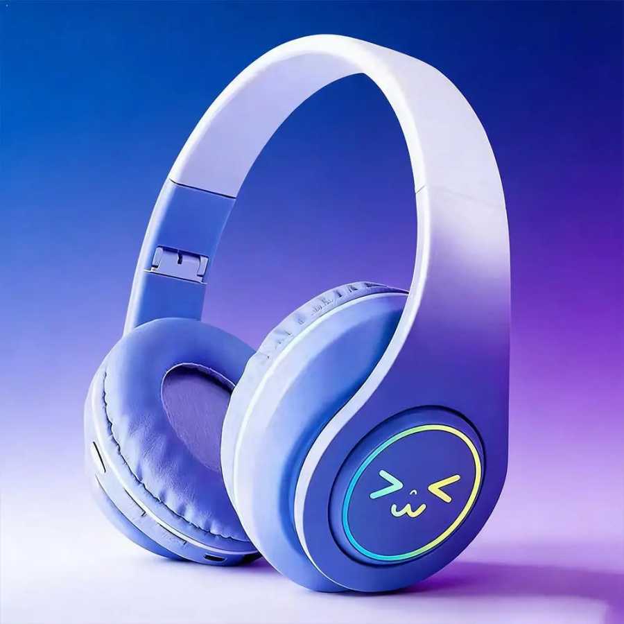 Беспроводная гарнитура Kawaii, Bluetooth, Hi-Fi, стерео, игровые наушники с шумоподавлением, складная повязка на голову, наушники-вкладыши с микрофоном Портативное аудио и видео