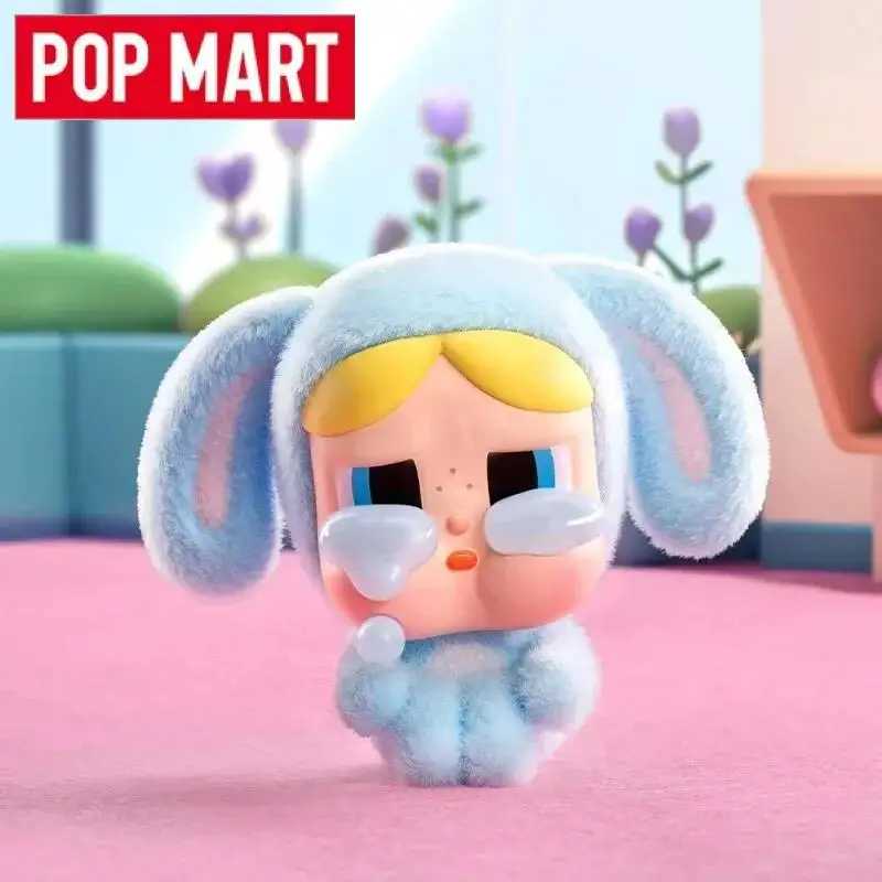 POP MART Crybaby X Powerpuff Girls Series Blind Box Toys Guess Bag Mystery Box Mistery Caixa Фигурка Surpresa Cute Model Модная слепая коробка